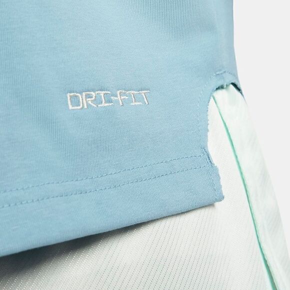 Nike Fly Standard Issue Dri-Fit Floral Basketball Tee T-Shirt Vintage Blue L New - Picture 13 of 13